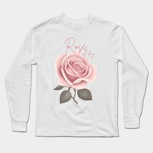 Rose all Day Long Sleeve T-Shirt